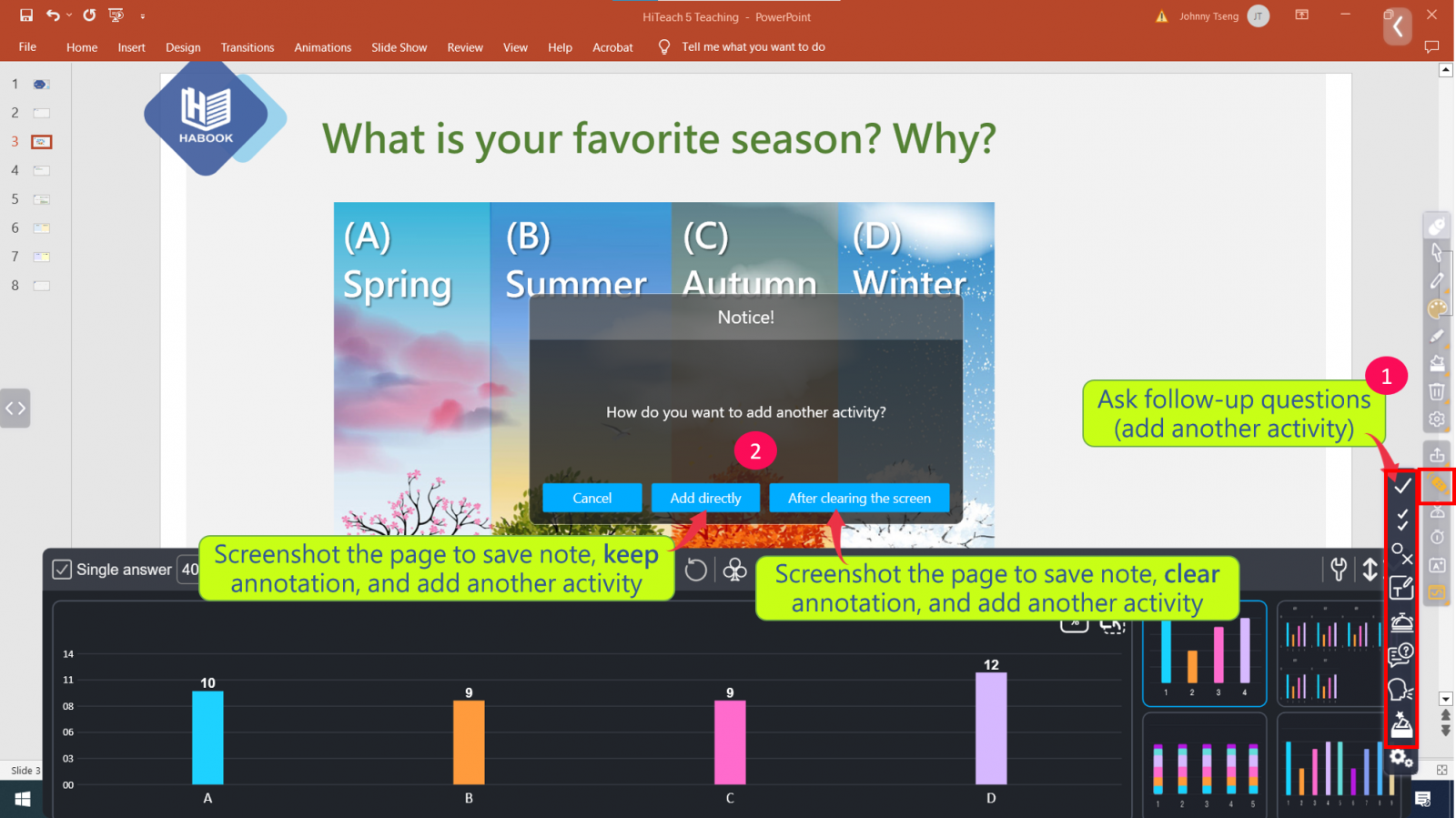 Follow-up questions in Transparency Mode
